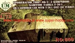 UM MT 609 Soviet OB-3 Railroad Armored Car With T-26-1 (1937-39) Turret 14 UM MT 609 Soviet OB-3 Railroad Armored Car With T-26-1 (1937-39) Turret -RemoteFun Toys Shop 12168 2 mt609 2