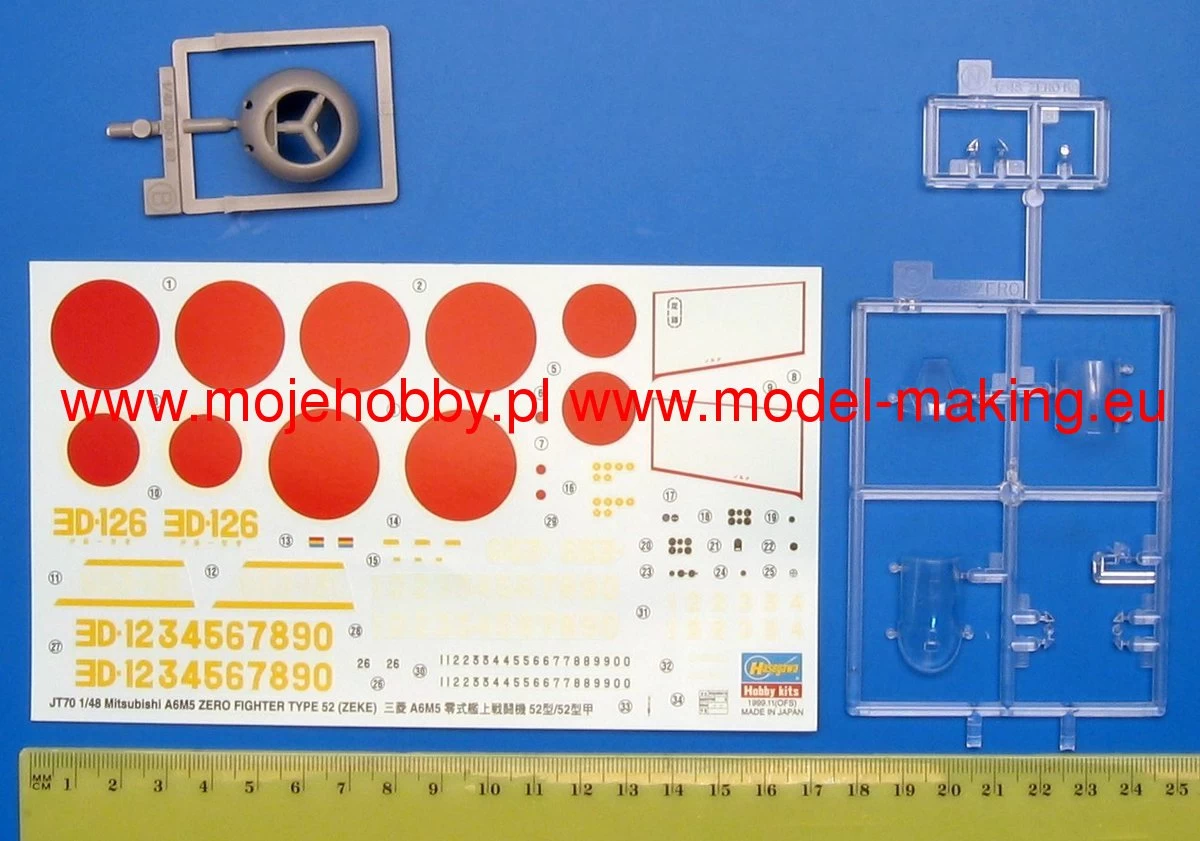 Hasegawa JT70 A6M5 Zero Fighter Type 52 2 Hasegawa JT70 A6M5 Zero Fighter Type 52 - Image 2