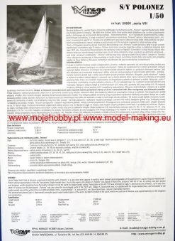 Mirage-Hobby 508001 S/Y Polonez 16 Mirage-Hobby 508001 S/Y Polonez -RemoteFun Toys Shop 1255 2 mir50081 1