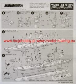 Tamiya 31405 Japanese Destroyer Ayanami -RemoteFun Toys Shop 1289 2 tam31405 3