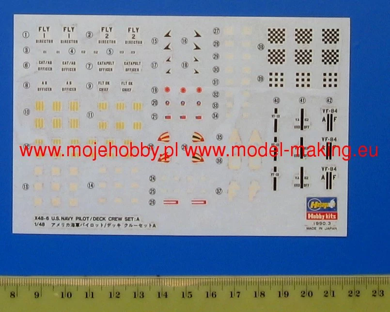 Hasegawa X48-06 US NAVY Pilot Deck Crew A 2 Hasegawa X48-06 US NAVY Pilot Deck Crew A - Image 2