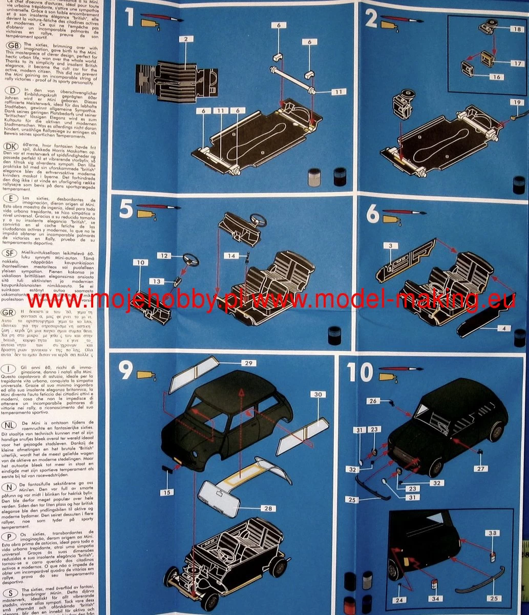 Heller 80153 Austin Mini 8 Heller 80153 Austin Mini - Image 8