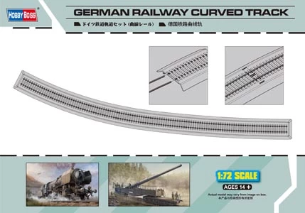 Hobby Boss 82910 German Railway Curved Track 1 Hobby Boss 82910 German Railway Curved Track