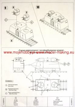 Unimodels 604 Armoured Self-propelled Leningrad Railroad Car -RemoteFun Toys Shop 1491 2 um604 4