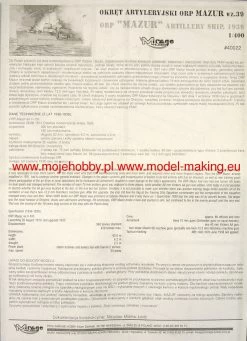 Mirage-Hobby 400202 ORP MAZUR Wz,39 9 Mirage-Hobby 400202 ORP MAZUR Wz,39 -RemoteFun Toys Shop 1517 2 mir40022 1