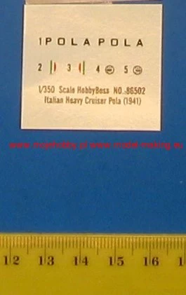 Hobby Boss 86502 Italian Heavy Cruiser Pola 6 Hobby Boss 86502 Italian Heavy Cruiser Pola - Image 6