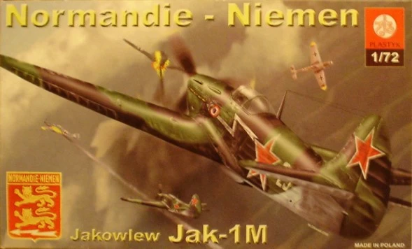 Plastyk 036 Yakovlev Yak-1 Soviet IIWW Fighter (Normandie-Niemen) 1 Plastyk 036 Yakovlev Yak-1 Soviet IIWW Fighter (Normandie-Niemen)