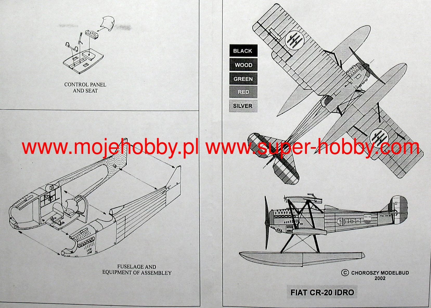 Choroszy Modelbud A78 Fiat CR-20 IDRO 9 Choroszy Modelbud A78 Fiat CR-20 IDRO - Image 9