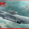 ICM S007 German IIWW Midget Submarine U-Boot Type XXVIIB Seehund (late)