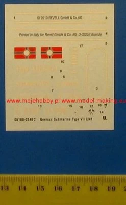 Revell 05100 German Submarine TYPE VII C/41 Atlantic Version -RemoteFun Toys Shop 1688 1 rev5100 1