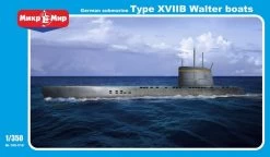 Mikromir 350-018 U-boat Type XVIIB Walter Engine German WWII Submarine