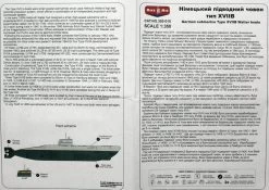 Mikromir 350-018 U-boat Type XVIIB Walter Engine German WWII Submarine -RemoteFun Toys Shop 18346 2 mik350 018 1