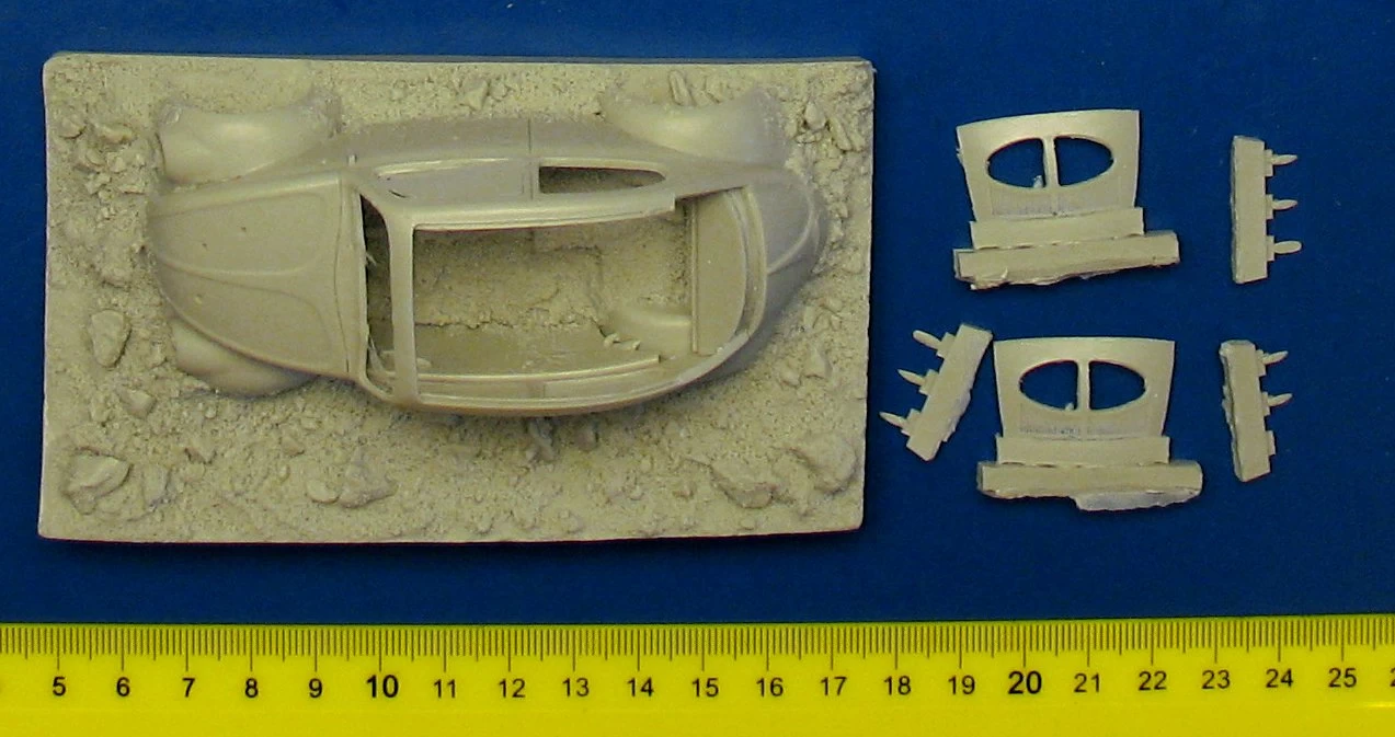 Black Dog D35002 Destroyed German Car Afrika Base 7 Black Dog D35002 Destroyed German Car Afrika Base - Image 7