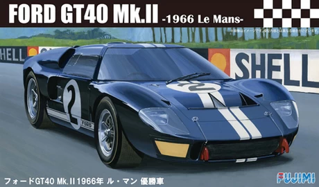 Fujimi 126036 Ford GT40 Mk-II `66 LeMans Winner 1 Fujimi 126036 Ford GT40 Mk-II `66 LeMans Winner