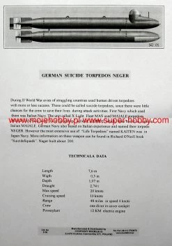 Choroszy Modelbud S06 Germany Human Torpedo Neger -RemoteFun Toys Shop 19365 2 chos06 2