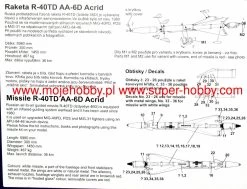 Plus Model AL4046 Russian Missile R-40TD AA-6 Acrid 10 Plus Model AL4046 Russian Missile R-40TD AA-6 Acrid -RemoteFun Toys Shop 19851 2 PLMAL4046 1