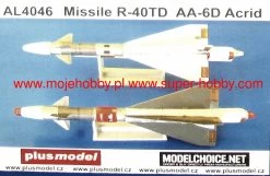 Plus Model AL4046 Russian Missile R-40TD AA-6 Acrid 11 Plus Model AL4046 Russian Missile R-40TD AA-6 Acrid -RemoteFun Toys Shop 19851 2 PLMAL4046 2