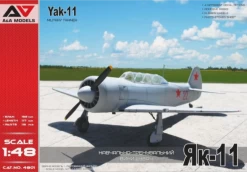 A&A Models 4801 Yak-11 Military Trainer