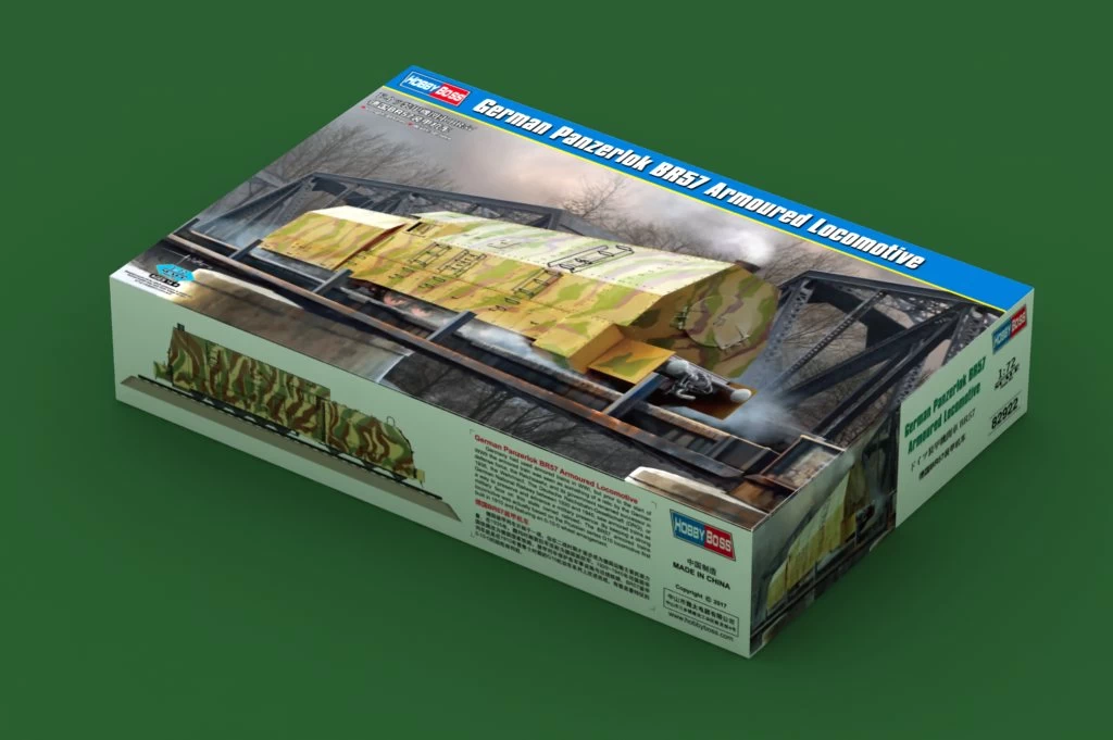 Hobby Boss 82922 German Panzerlok BR57 Armoured Locomotive 2 Hobby Boss 82922 German Panzerlok BR57 Armoured Locomotive - Image 2