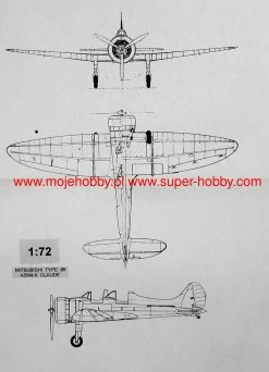 Choroszy Modelbud A92 Mitsubishi A5M4K -RemoteFun Toys Shop 21079 2 choa92 4