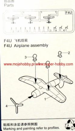 Trumpeter 03408 Grumman F4U-4 Corsair -RemoteFun Toys Shop 21080 2 tru03408 1