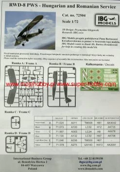 IBG 72504 RWD-8 PWS Hungarian/Romaniam Service 9 IBG 72504 RWD-8 PWS Hungarian/Romaniam Service -RemoteFun Toys Shop 23329 2 ibg72504 1