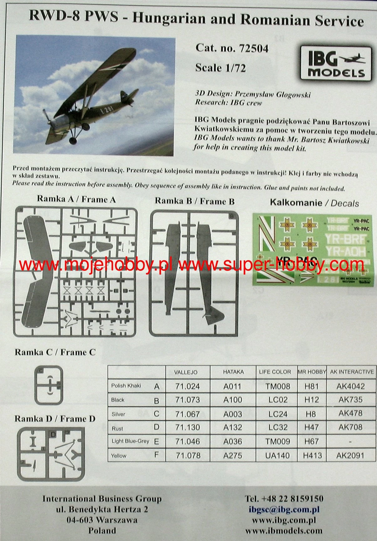 IBG 72504 RWD-8 PWS Hungarian/Romaniam Service 3 IBG 72504 RWD-8 PWS Hungarian/Romaniam Service - Image 3