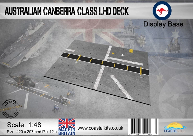 Coastal Kits S353-48 Canberra Class LHD Deck 420 X 297mm 1 Coastal Kits S353-48 Canberra Class LHD Deck 420 X 297mm