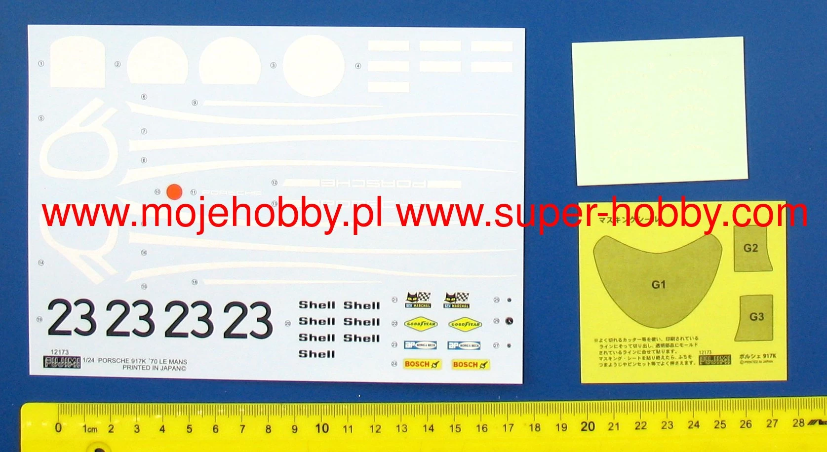 Fujimi 126074 Porsche 917K 1970 Le Mans Winner Car 9 Fujimi 126074 Porsche 917K 1970 Le Mans Winner Car - Image 9