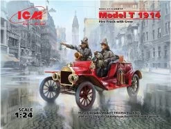 ICM 24017 Model T 1914 Fire Truck With Crew