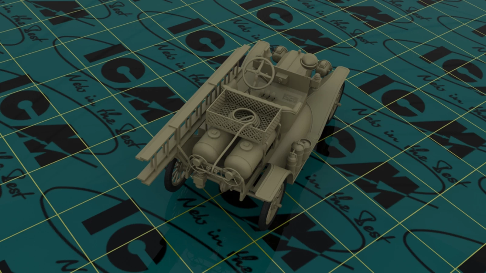 ICM 24017 Model T 1914 Fire Truck With Crew 6 ICM 24017 Model T 1914 Fire Truck With Crew - Image 6