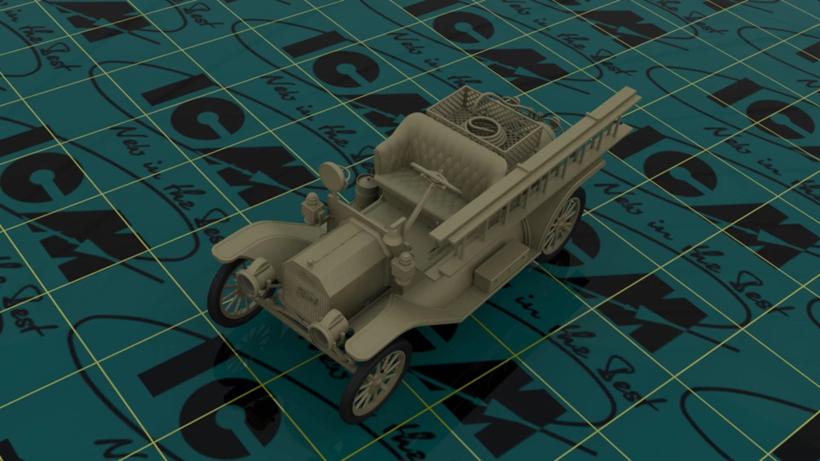 ICM 24017 Model T 1914 Fire Truck With Crew 9 ICM 24017 Model T 1914 Fire Truck With Crew - Image 9