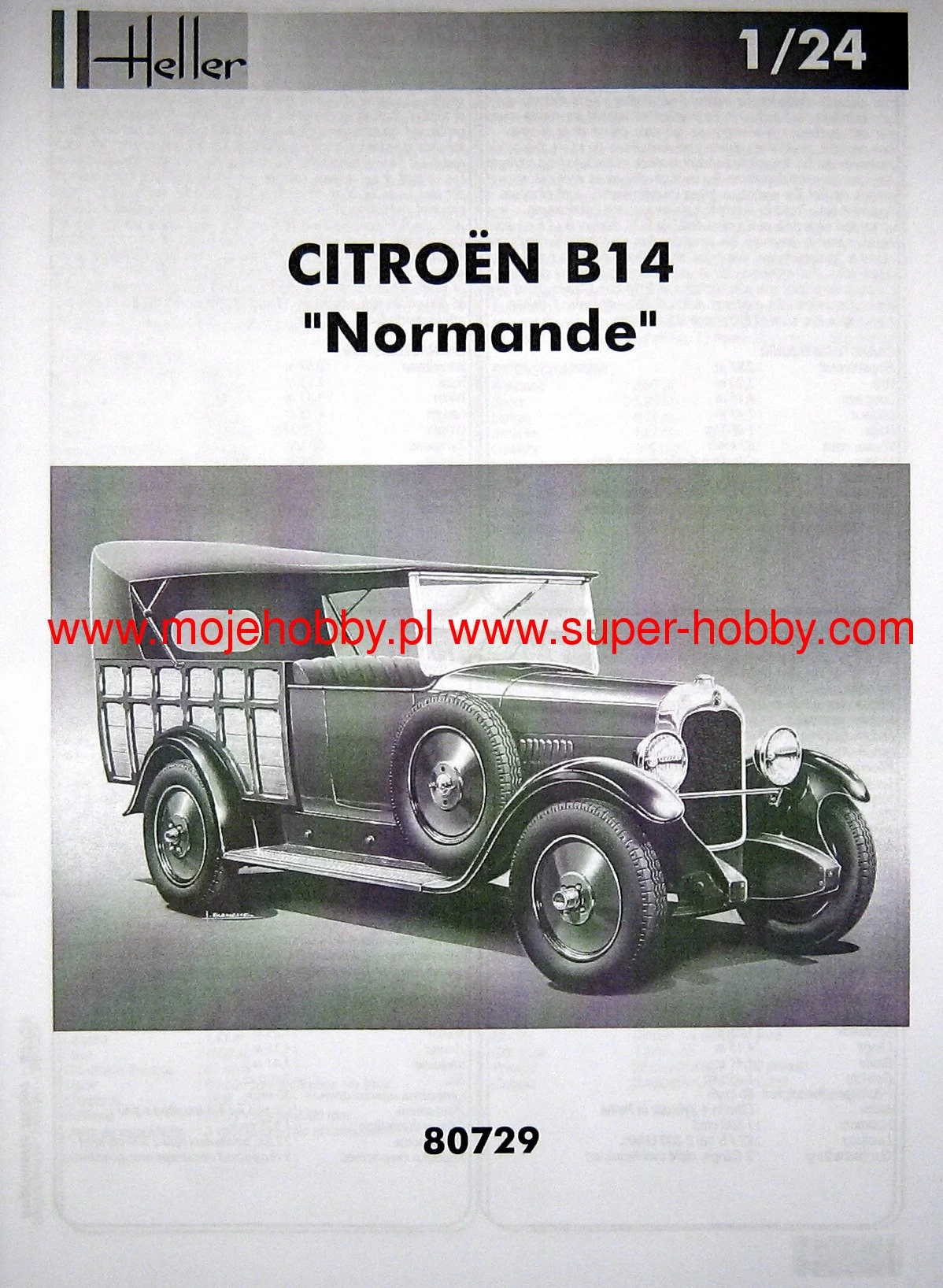 Heller 80729 Citroën B14 Normandie 9 Heller 80729 Citroën B14 Normandie - Image 9