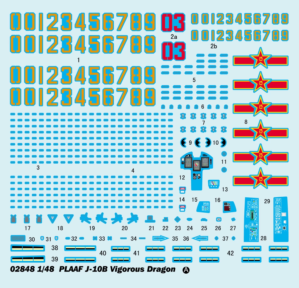 Trumpeter 02848 Chinese PLAAF J-10B Vigorous Dragon 3 Trumpeter 02848 Chinese PLAAF J-10B Vigorous Dragon - Image 3