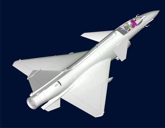 Trumpeter 02848 Chinese PLAAF J-10B Vigorous Dragon 5 Trumpeter 02848 Chinese PLAAF J-10B Vigorous Dragon - Image 5