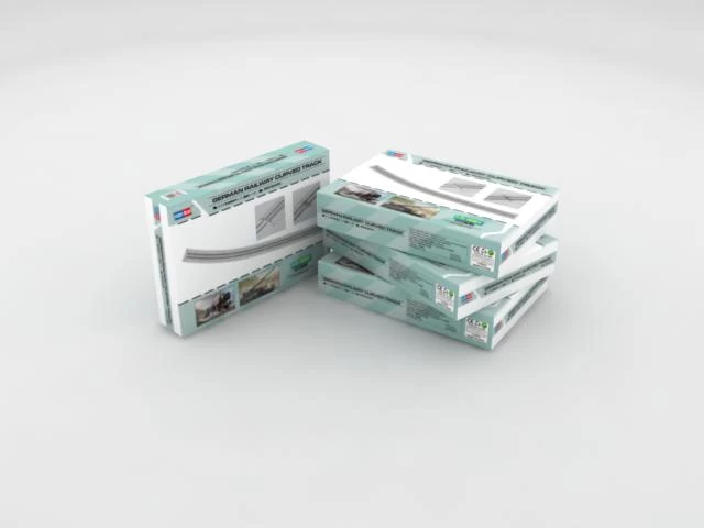 Hobby Boss 82910 German Railway Curved Track 2 Hobby Boss 82910 German Railway Curved Track - Image 2