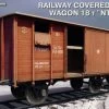 MiniArt 35288 Railway Covered-Goods Wagon 18t ''NTV'' Type