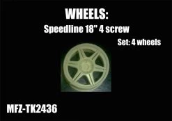 MF-Zone TK2436 Speedline Wheels 6 Spoke 4 Screw