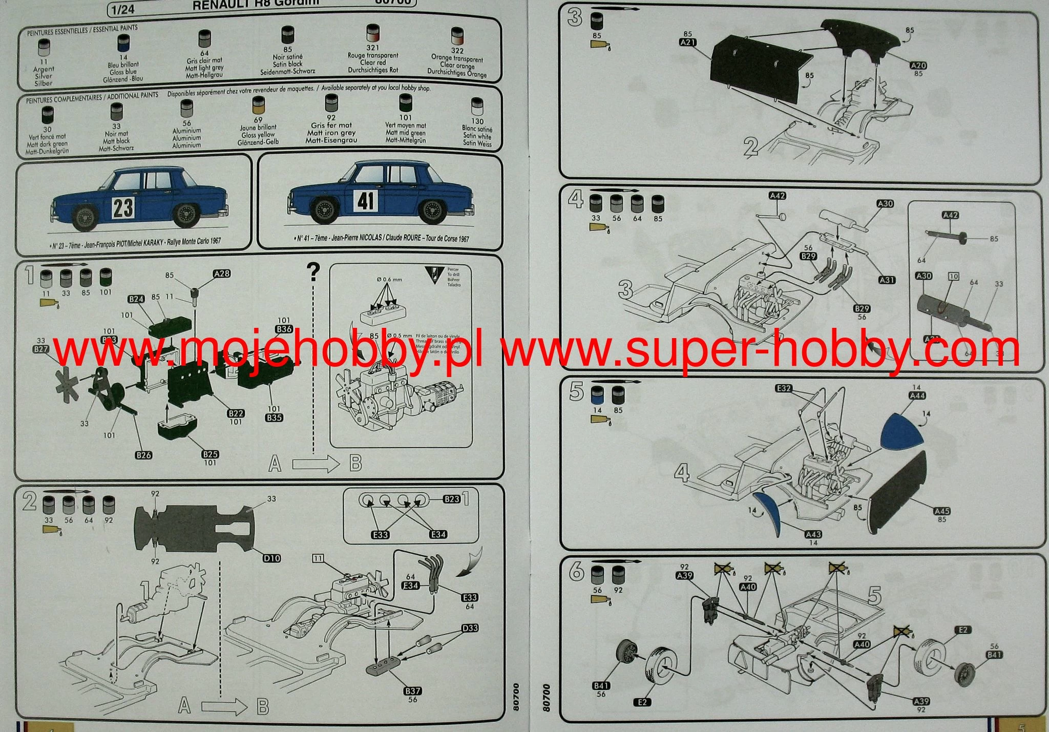 Heller 80700 Renault R8 Gordini 8 Heller 80700 Renault R8 Gordini - Image 8