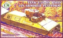 UM MT 641 Soviet T-28 Tank On Rails (armored Platform)
