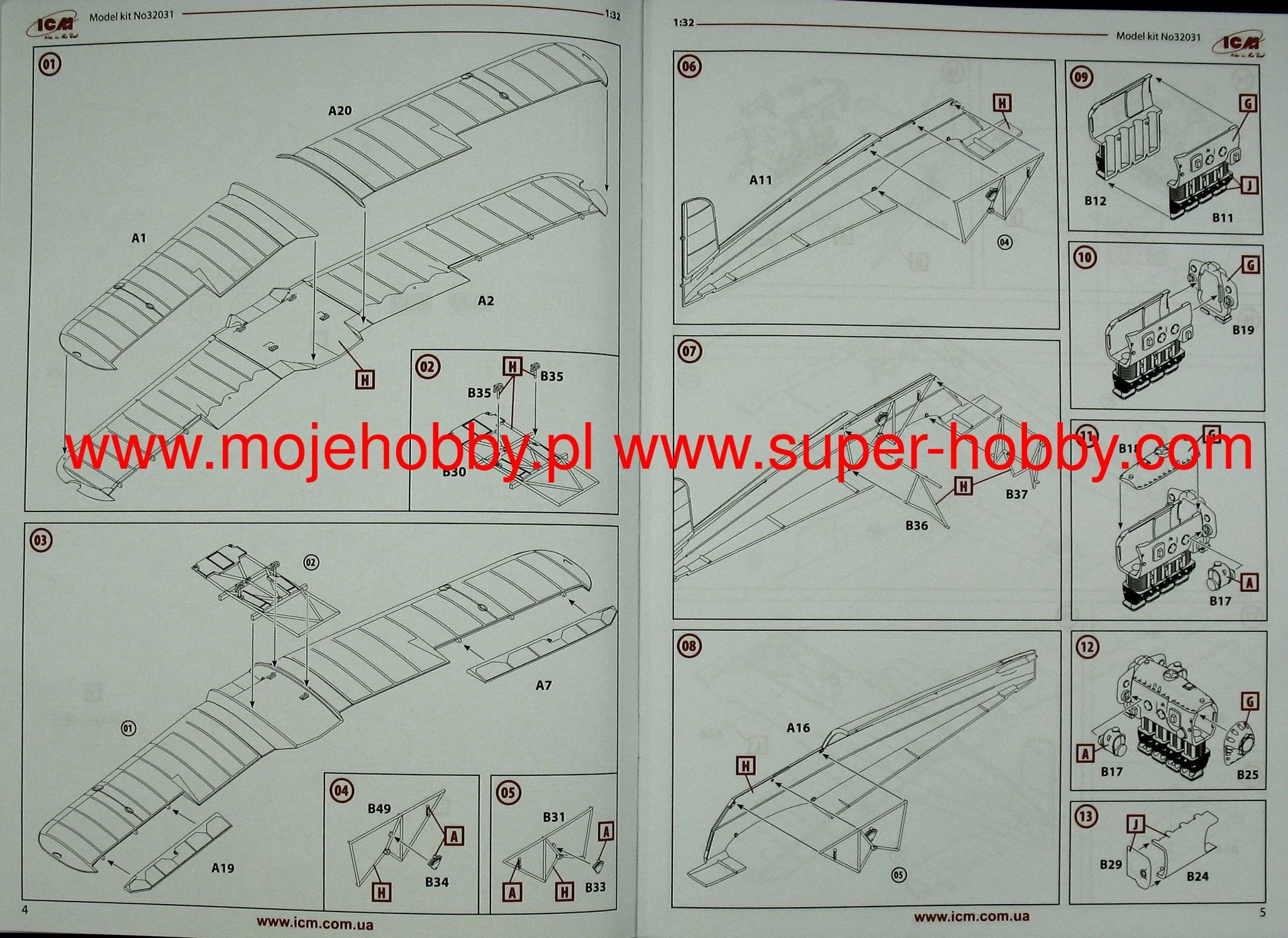 ICM 32031 Bücker Bu-131B German Training Aircraft 7 ICM 32031 Bücker Bu-131B German Training Aircraft - Image 7