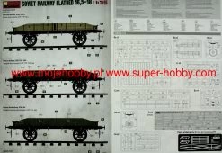 MiniArt 35303 Soviet Railway Flatbed 16,5-18t -RemoteFun Toys Shop 28545 2 mna35303 2