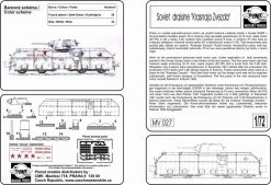 CMK MV027 Soviet Draisine Krasnaja Zvezda -RemoteFun Toys Shop 2888 1 auto downl 2