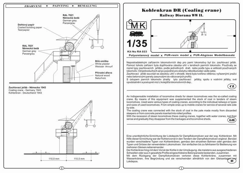 CMK RA033 Kohlenkran DR (Coaling Crane) 3 CMK RA033 Kohlenkran DR (Coaling Crane) - Image 3