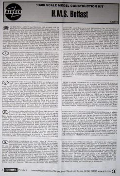 Airfix 50069 HMS Belfast 14 Airfix 50069 HMS Belfast -RemoteFun Toys Shop 2935 2 afx50069 1
