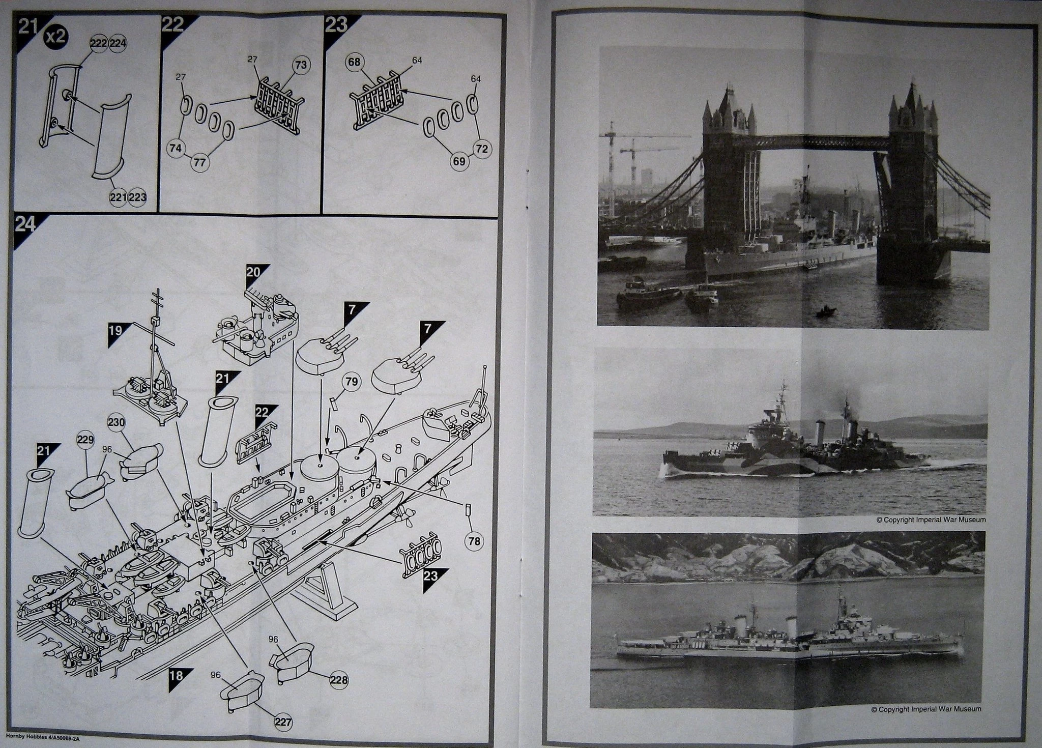 Airfix 50069 HMS Belfast 10 Airfix 50069 HMS Belfast - Image 10