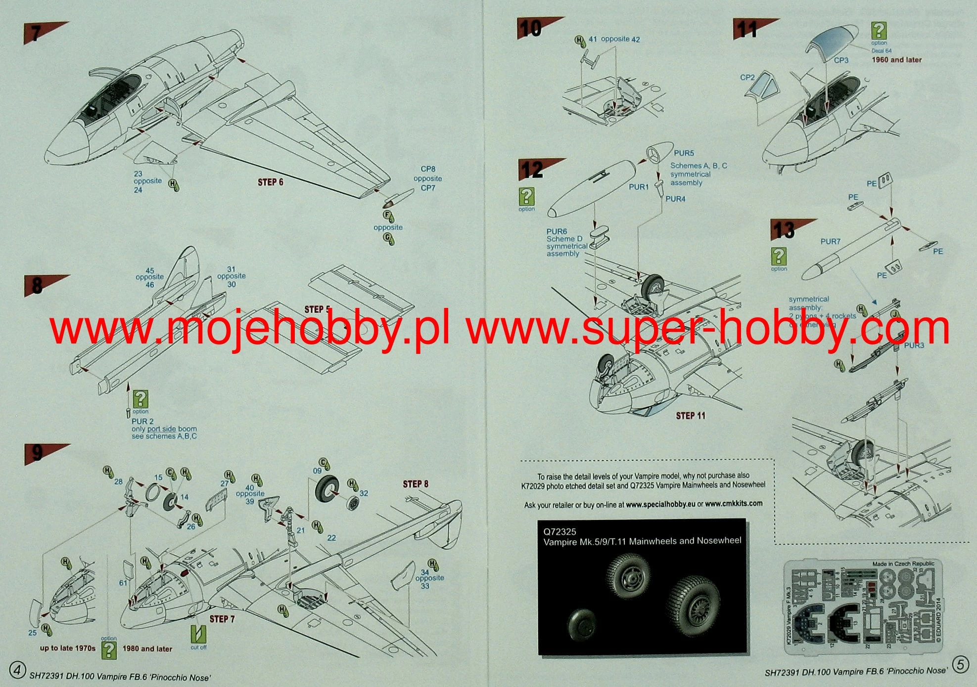 Special Hobby 72391 DH.100 Vampire 6 "Pinocchio Nose" 7 Special Hobby 72391 DH.100 Vampire 6 "Pinocchio Nose" - Image 7