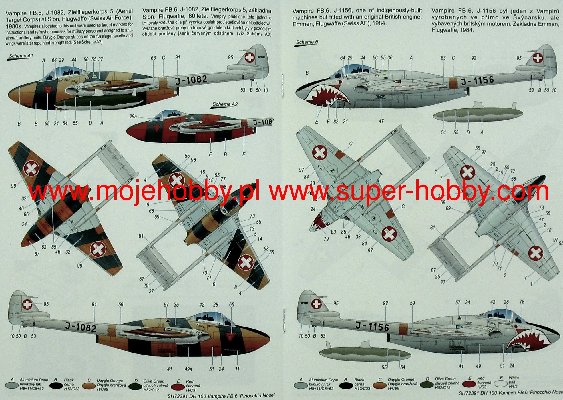 Special Hobby 72391 DH.100 Vampire 6 "Pinocchio Nose" 8 Special Hobby 72391 DH.100 Vampire 6 "Pinocchio Nose" - Image 8