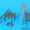 Black Dog F32064 Ladders And Table