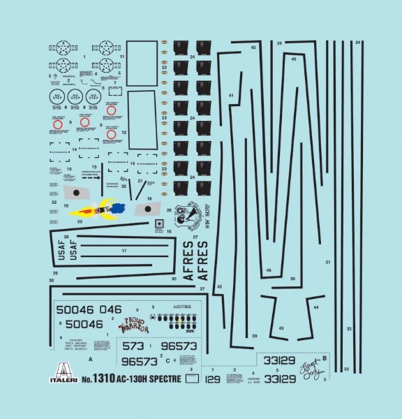 Italeri 1310 Lockheed AC 130H Spectre 2 Italeri 1310 Lockheed AC 130H Spectre - Image 2